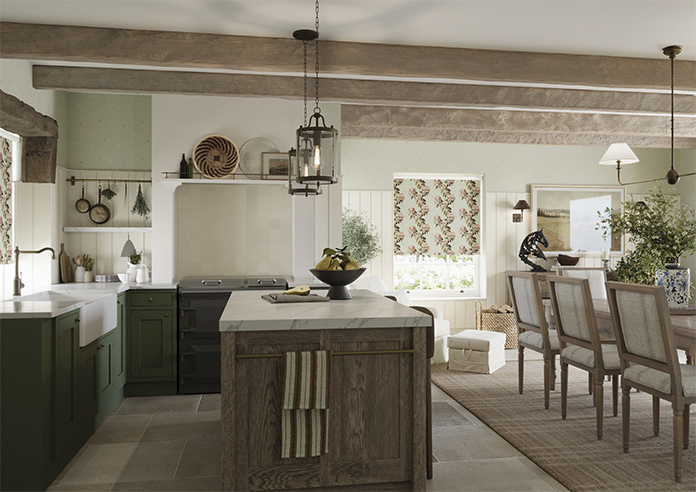 Upton, Aprils Bloom Bud Green - Twist&Fit Roller Blind - Image 7